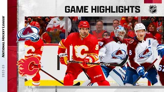Avalanche @ Flames 10/13 | NHL Highlight 2022