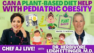 Can a Plant-Based Diet Help with Pediatric Obesity with Dr. Herbivore, Leigh Ettinger, M.D.