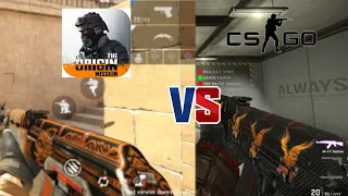 CSGO VS THE ORIGIN MISSION Weapons & Animation Comparison