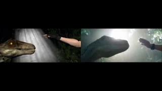 Jurassic World: Fallen Kingdom trailer (Garry's Mod side-by-side comparison)