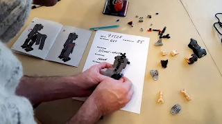 Lego Set 75528 Rey Timelapse Build