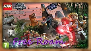 LEGO JURASSIC WORLD Free Roam As Dinosaurs | XBOX ONE X - TWITCH Gameplay