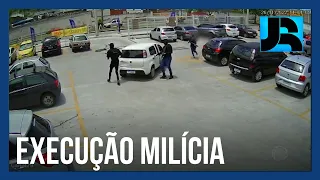 Assassinato dentro de estacionamento de supermercado pode estar ligado à maior milícia do RJ