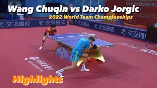 Wang Chuqin 王楚钦 vs Darko Jorgic | 2022 World Team Championships (MT-Group) Highlights