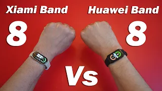 مقارنة ساعة هواوي باند 8 مع ساعة شاومي باند 8 | Huawei band 8 vs Xiaomi band 8