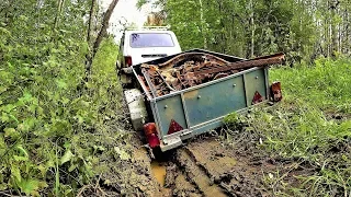 НЕДЕЛЯ В ЛЕСУ! НАХОДКИ СССР! ОСТАВИЛ ПАЛАТКУ, СРОЧНО ВЫВОЖУ ГРУЖЁНЫЙ ПРИЦЕП!……