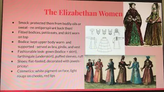 Elizabethan Fashion and Dress