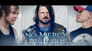 Story of Dean Ambrose vs John Cena vs Aj Styles || No Mercy 2016