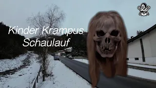 Krampus Osttirol Schaulauf der Kinder in Mittewald an der Drau 25.11.2023