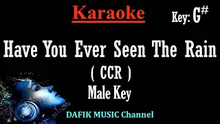 Have You Ever Seen The Rain (Karaoke) CCR (Creedence Clearwater Revival) Male Low key  G#