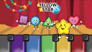 Play and learn shapes colors for kids  song about shapes, песня про фигуры на английском для малышей