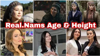 6 most beautiful actorsses in Turkish tv show Kurulus Osman  and it's Real Name/age/Height | ik   tv