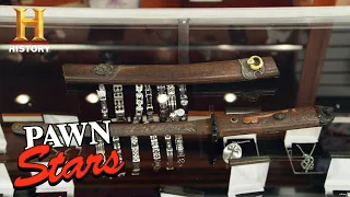 Pawn Stars: RISKY DEAL for RARE SAMURAI KNIFE (Season 17) | History