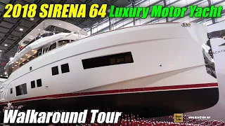 2018 Sirena 64 Luxury Motor Yacht - Walkaround - 2018 Boot Dusseldorf Boat Show