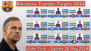 Barcelona Transfer Targets 2024 ~ Under Hansi Flick With Sane & Isak ~ Update 26 May 2024