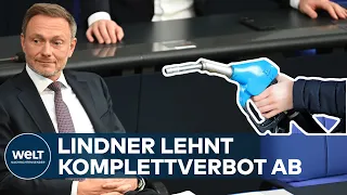 VERBRENNER-AUS AB 2035? FDP-Chef Lindner lehnt Komplett-Verbot ab