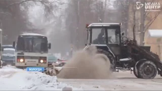 Снегопад стал причиной нескольких крупных ДТП в Вологодской области
