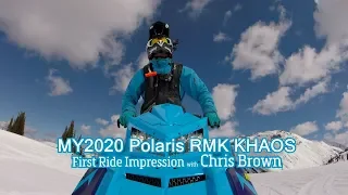 First Ride! 2020 Polaris RMK KHAOS w/ Chris Brown Mic'd Up