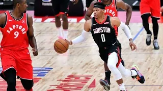 RUSSEL WESTBROOK highlights vs RAPTORS in pre-season game JULY 24 2020