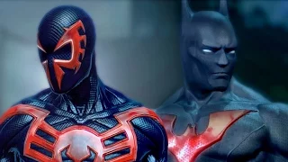 [Альтернативная Концовка]Бэтмен Будущего против Человека-Паука 2099 - БИТВЫ ГЕРОЕВ