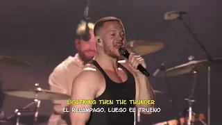 Imagine Dragons - Thunder (March Madness Music Festival 2022) Lyrics Inglés Español