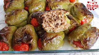 STUFFED PEPPERS WITH OLIVE OIL IN THE OVEN 💯 MUCH MORE DELICIOUS THAN STUFFED PEPPERS 🤌