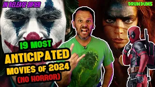 19 Most ANTICIPATED Movies of 2024...in Release Order (No Horror)