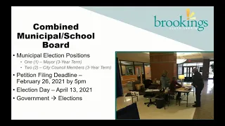 City of Brookings Progress Report | February 23, 2021