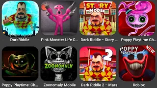 DarkRiddle,Pink Monster Life C...,Dark Riddle - Story...,Poppy Playtime Ch...,Poppy Playtime: Ch...