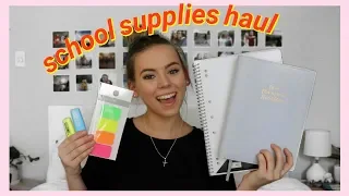 a REALISTIC uni/college supplies haul | what i REALLY use at uni