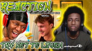 TOO EASY😐 KSI - TRY NOT TO LAUGH IS BACK! [REACTION]