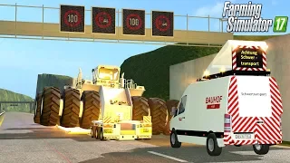 Farming Simulator 17 - XXL Schwertransport! Download vom Bauhof Weber Begleitfahrzeug!