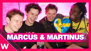 🇸🇪 Marcus & Martinus (Sweden) - "Unforgettable" Interview │ London Eurovision Party 2024