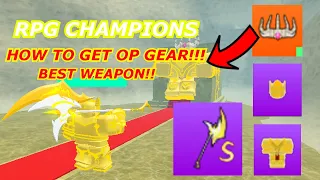 HOW TO GET OP WEAPONS EASY! (Roblox Rpg Champions)