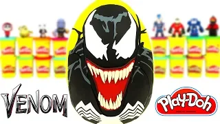 Venom Sürpriz Yumurta Oyun Hamuru PLayDoh Venom Oyuncak Avengers Oyuncakları
