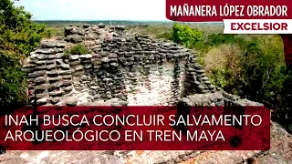 INAH busca concluir salvamento arqueológico en tramos del Tren Maya