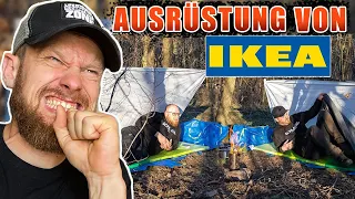 DAS WIRD KALT! OVERNIGHTER mit billiger IKEA-AUSRÜSTUNG | Fritz Meinecke reagiert auf Naturensöhne