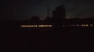 (опять эта электричка) ер2р-7070 с пассажирским поездом и дурацкая ночь