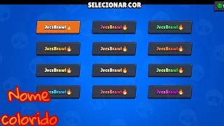 COMO DEIXAR O NOME COLORIDO NO BRAWL STARS!★