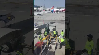 Loading Baggage to Aircraft