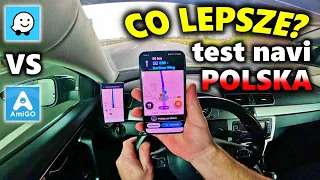 Która lepsza? Test nawigacji.Waze czy Amigo? Trasa Polska-Niemcy .CZ.1