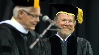 Bill Bryson speaks at University of Iowa Graduate Commencement - May 13, 2016