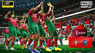 FIFA 23 PORTUGAL VS FRANCE | FIFA WORLD CUP FINALS 2022 GAMEPLAY [4K HDR 60FPS]