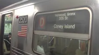 IND Eighth Avenue Line: Bronx-bound R68 D Train @ 42nd Street/Port Authority Bus Terminal