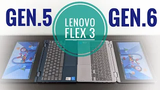 Lenovo IdeaPad Flex 3i 11.6 Inch Chromebook Gen. 5 vs. Gen. 6 - Key Differences