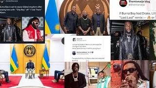 #Davido & His Crew In #Rwanda's President House |Burna Losses $100m |Rema X Asake