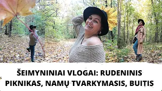 Šeimyniai vlogai: Rudeninis piknikas, namų tvarkymasis, buitis