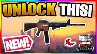 HOW TO UNLOCK THE NEW "SERVICE CARBINE" in GTA ONLINE!!