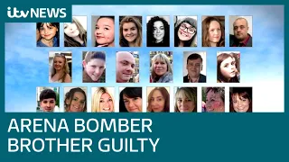 Brother of Manchester Arena bomber found guilty of 22 counts of murder | ITV News