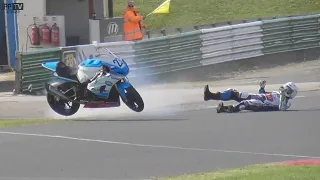 Mallory Park Crashes/Highlights, EMRA, 8/5/22